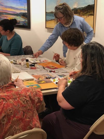 Jeannette-Parssi-with-adult-painting-class