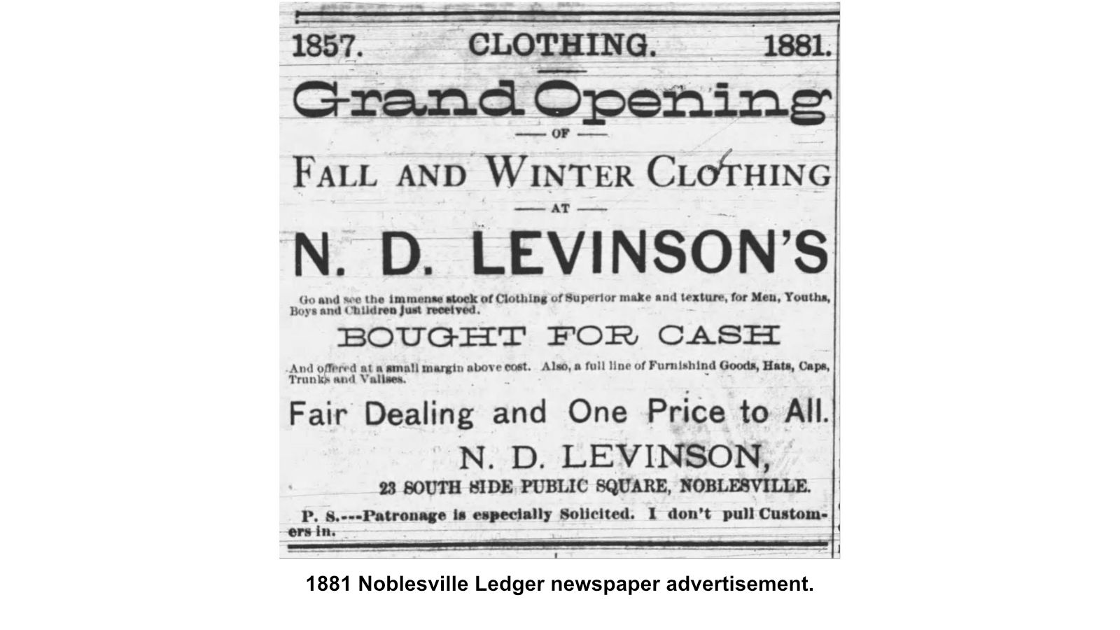 Present day view of 839-809 Conner Street Block. Photograph taken by Michael Martin White, 2025.